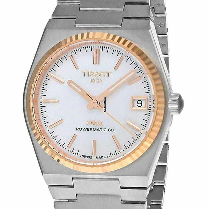 Tissot PRX Gold Bezel 35mm NEW FULL SET