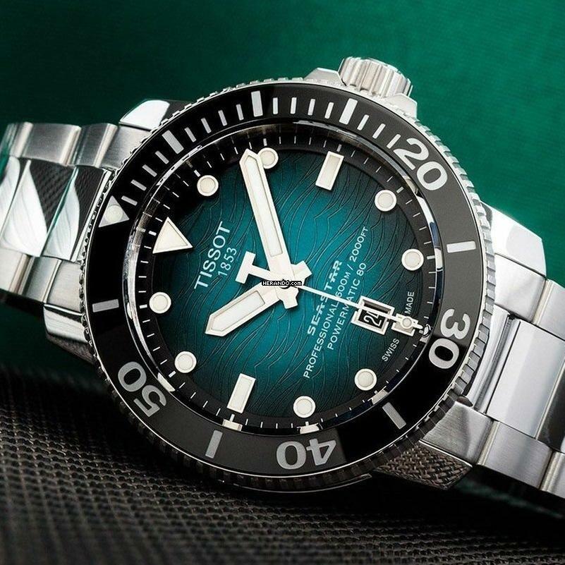 Tissot Seastar 2000 Men's T120.607.11.041.00 Seastar 2000 Powermatic NEW FULL SET