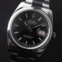 Thumbnail von Rolex Datejust 36 Black Roulette Dial