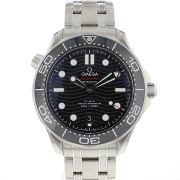  Omega Seamaster Diver 300 M Co-Axial Black Dial 