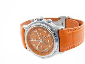 Thumbnail von Ebel Le Modulor 1911 Chronograph im Full Set Top Zustand original Krokoband und Faltschließe