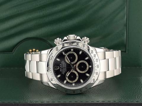  Rolex Daytona Cosmograph Daytona 116520 Black Dial - Like New 2009 