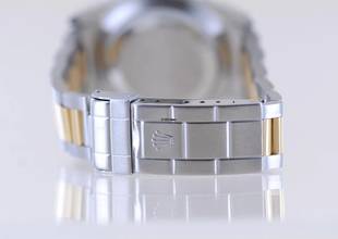 Thumbnail von Rolex Submariner Date 16613 Klassiker 1992 Tritium Stahl Gold blue Dial B+P