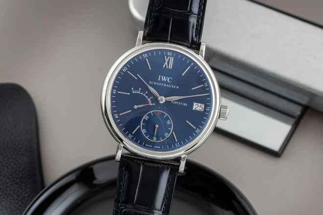  IWC Portofino Handaufzug 8 Days Edelstahl Handaufzug Herrenuhr Ref. IW510106 Papiere 2015 