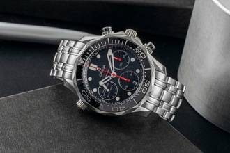 Thumbnail von Omega Seamaster Diver 300 M Chronograph Stahl Automatik Ref. 212.30.42.50.01.001 B&P