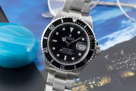  Rolex Submariner Date 1000ft Oyster Edelstahl Automatik Ref. 16610T D-Serie 