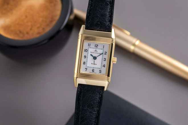  Jaeger-LeCoultre Reverso 18K (0,750) Gold Automatik Ref 260.140.862 260.1.86 B&P 