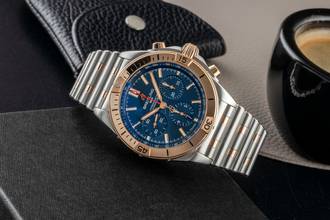 Thumbnail von Breitling Chronomat Chronograph Stahl / Gold Automatik Ref UB0134101C1U1 Papiere