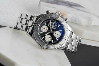 Thumbnail von Breitling Superocean Chronograph II Stahl Automatik Herrenuhr Ref. A13340 B&P 2006