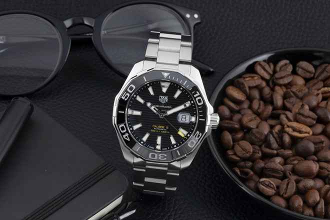  TAG Heuer Aquaracer 300M Stahl Automatik Herrenuhr Ref. WAY201A.BA0927 B&P 2018 