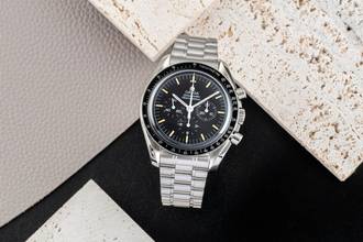 Thumbnail von Omega Speedmaster Professional Moonwatch Chronograph Stahl Handaufzug Ref. 3590.50.00