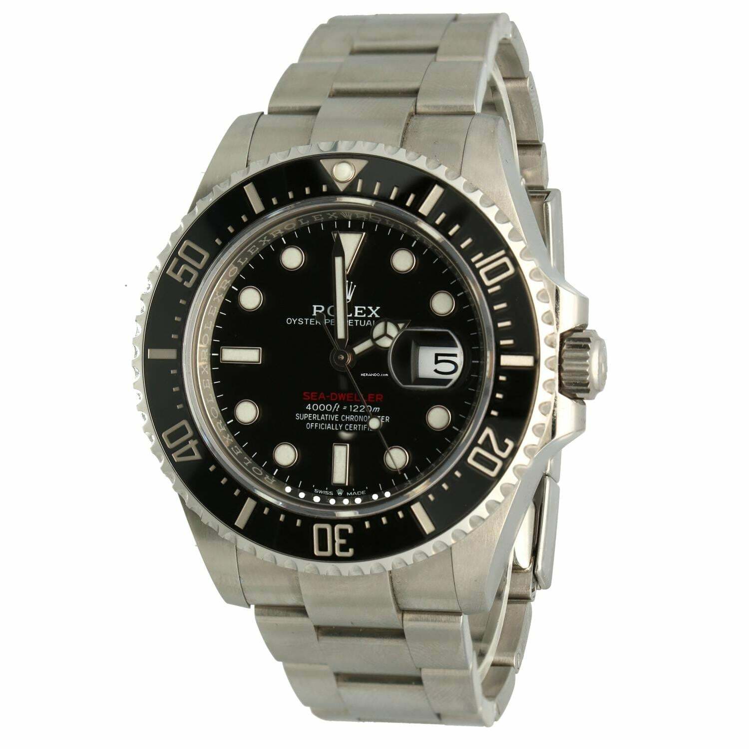 Rolex Sea-Dweller Red 43 Ref.126600 Full Set 2019 Unpolished