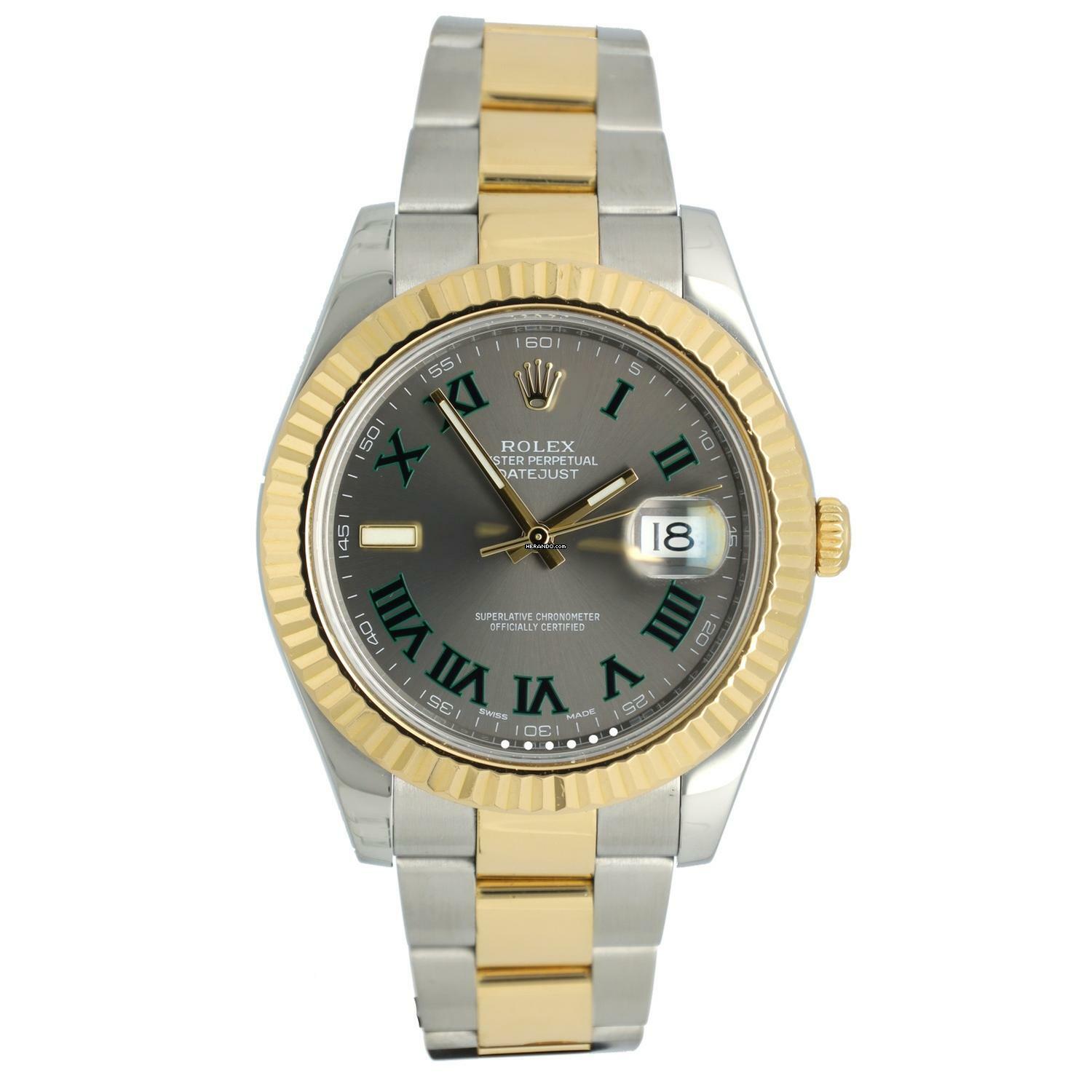 Rolex Datejust II Ref.116333 Wimbledon Full Set 2015