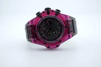 Thumbnail von Hublot Big Bang Unico 45mm Red Sapphire - With Box And Papers - With Additional Hublot Velcro Strap - 24 Months Warranty - 411.JR.4901.RT