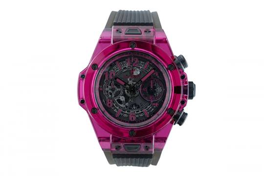  Hublot Big Bang Unico 45mm Red Sapphire - With Box And Papers - With Additional Hublot Velcro Strap - 24 Months Warranty - 411.JR.4901.RT 