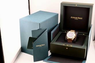 Thumbnail von Audemars Piguet Royal Oak Chronograph 38mm Chronograph In Rose Gold - Blue Dial - 26715OR.OO.1356OR.01 2025