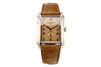 Thumbnail von Patek Philippe Gondolo White Gold With Salmon Dial - With Papers - 5124G-001 2011