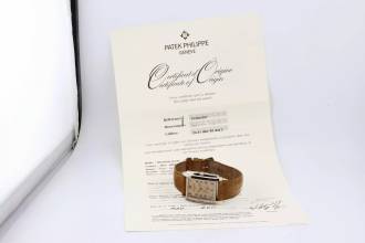Thumbnail von Patek Philippe Gondolo White Gold With Salmon Dial - With Papers - 5124G-001 2011