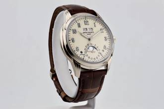Thumbnail von Patek Philippe Perpetual Calendar White Gold - Ivory Dial - With Papers - 5320G-001 2019