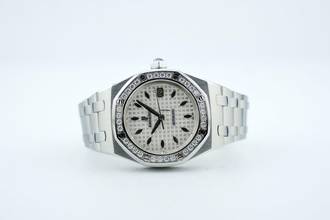 Thumbnail von Audemars Piguet Royal Oak Lady Diamond Bezel - 24 Months Warranty 77321ST.ZZ.1230ST.01 2009