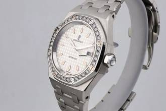 Thumbnail von Audemars Piguet Royal Oak Lady Diamond Bezel - 24 Months Warranty 77321ST.ZZ.1230ST.01 2009