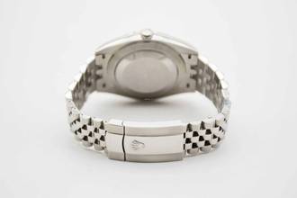 Thumbnail von Rolex Datejust 41 2024 Azzurro Blue Roman Dial Jubilée Fullset