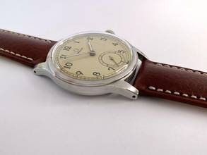 Thumbnail von Omega Classic Vintage Stahl 30T2 35mm Rail Track Dial 2383 2383