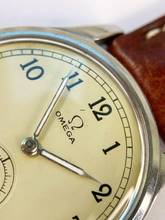 Thumbnail von Omega Classic Vintage Stahl 30T2 35mm Rail Track Dial 2383 2383