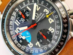 Thumbnail von Omega Speedmaster Serviced Speedmaster Vintage Automatic Automatik Triple Date MK40 3820 3820