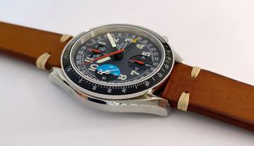 Thumbnail von Omega Speedmaster Serviced Speedmaster Vintage Automatic Automatik Triple Date MK40 3820 3820