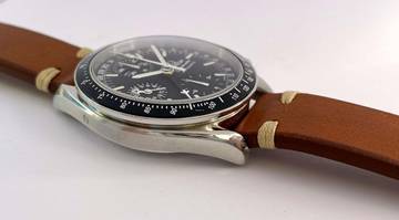 Thumbnail von Omega Speedmaster Vintage Automatic Automatik Triple Date FULL SET Serviced 38205000 38205000