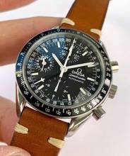 Thumbnail von Omega Speedmaster Vintage Automatic Automatik Triple Date FULL SET Serviced 38205000 38205000