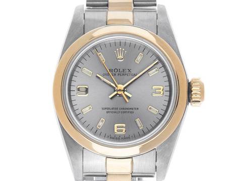  Rolex Oyster Perpetual Lady Ref.67183 1997 Full Set sehr gut Vintage Oyster Perpetual Lady 