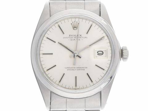  Rolex Oyster Perpetual Date Ref.1500 1969 original Box sehr gut Vintage Oyster Perpetual Date open 6/9 