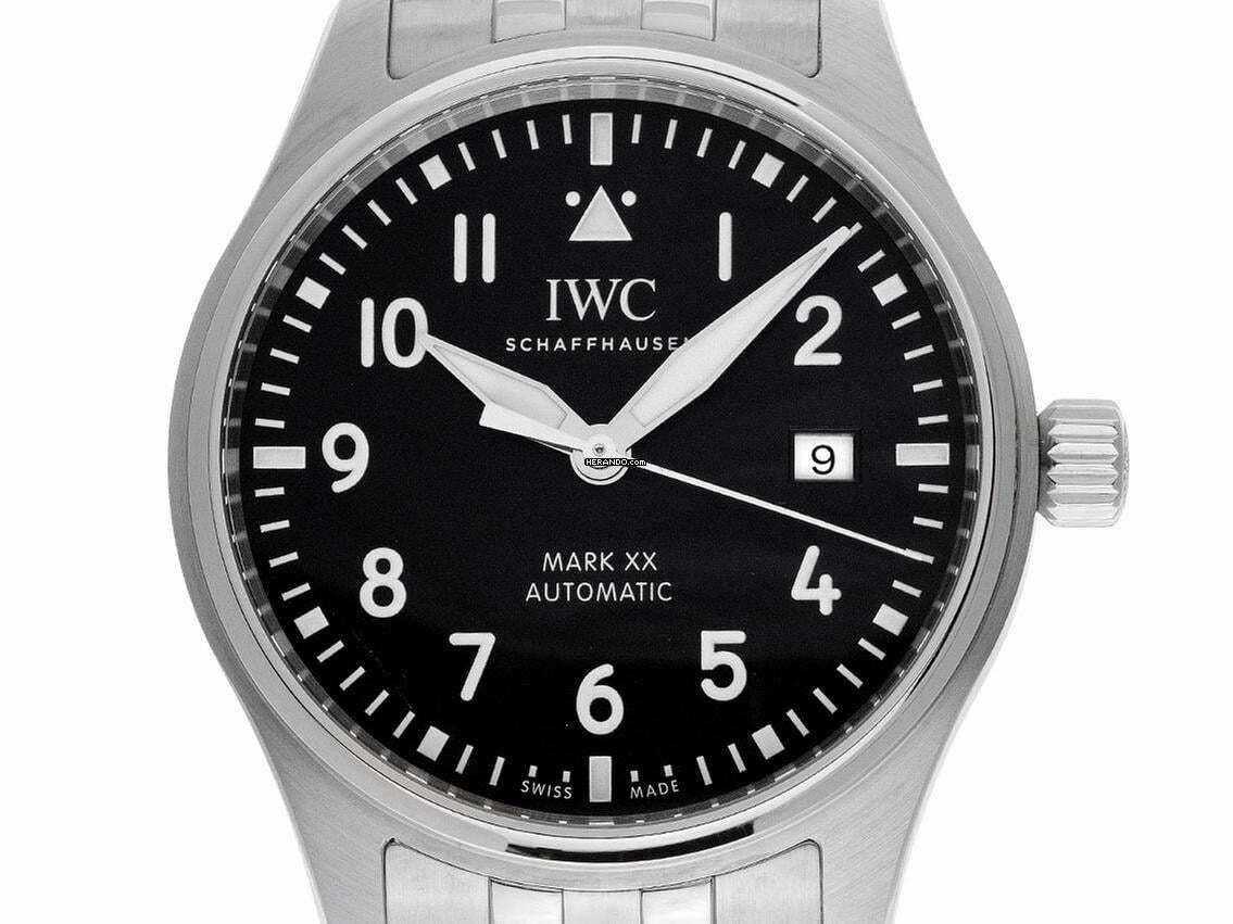 IWC Fliegeruhr Mark Pilot’s Watch Mark XX Ref.IW328202 2023 Full Set wie Neu Pilot’s Watch Mark XX