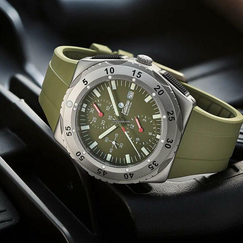 Tutima M2 Mara Safari Chronograph NEW FULL SET