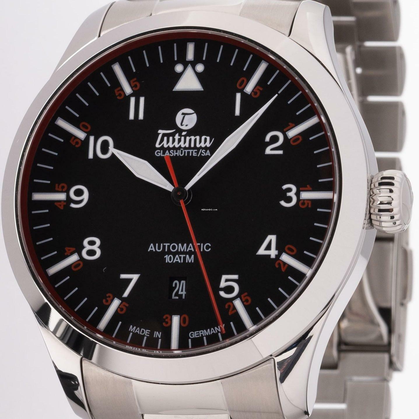 Tutima Flieger Automatic NEW FULL SET