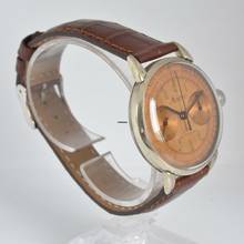 Thumbnail von Minerva Oversized chronograph Tropical bicolor medical dial manual 1941