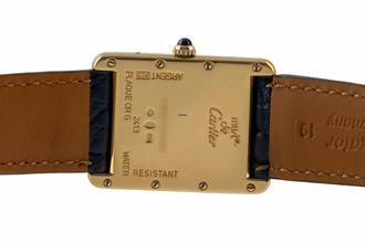 Thumbnail von Cartier Tank must Tank LM Silber vergoldet Quarz Herrenuhr Medium Ref. W1013754