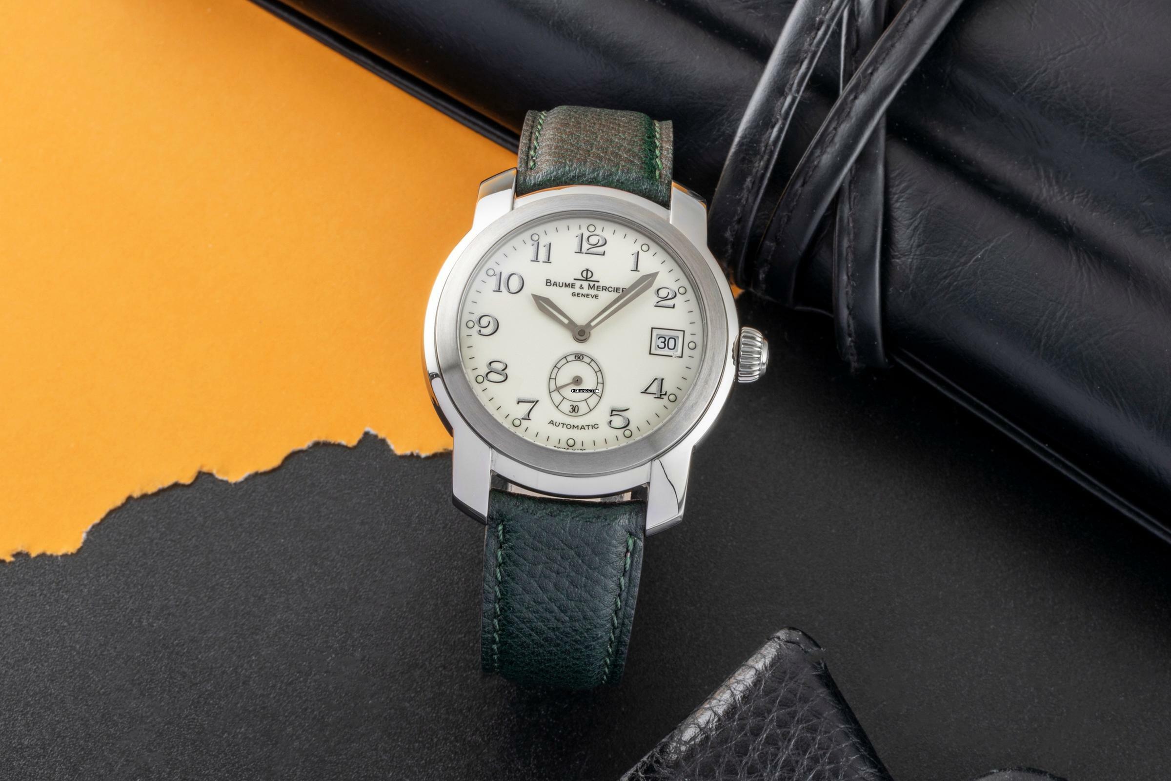 Baume & Mercier Capeland Edelstahl Herrenuhr Ref. MV045221