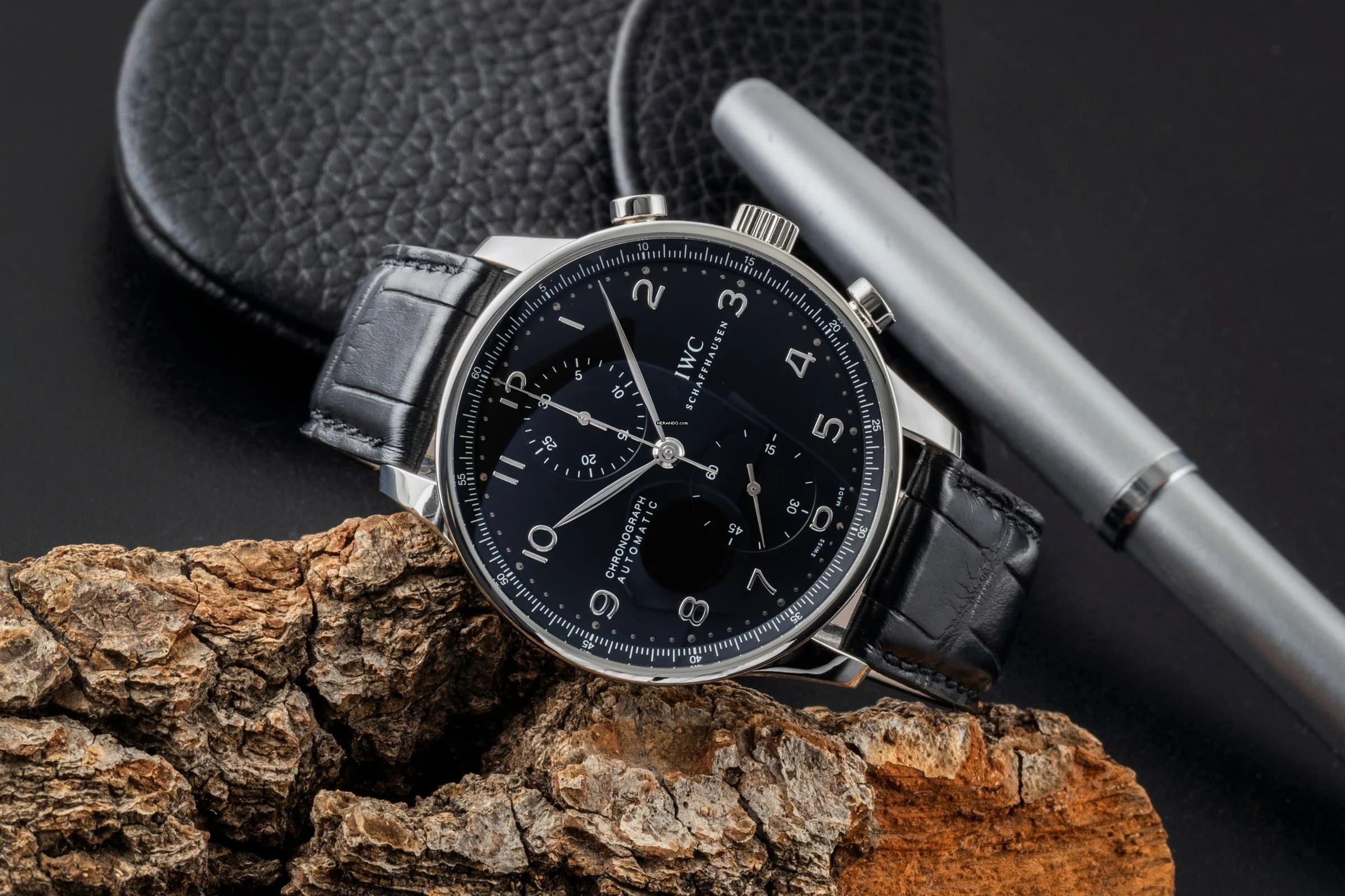 IWC Portugieser Chronograph Stahl Automatik Herrenuhr Ref. IW371447