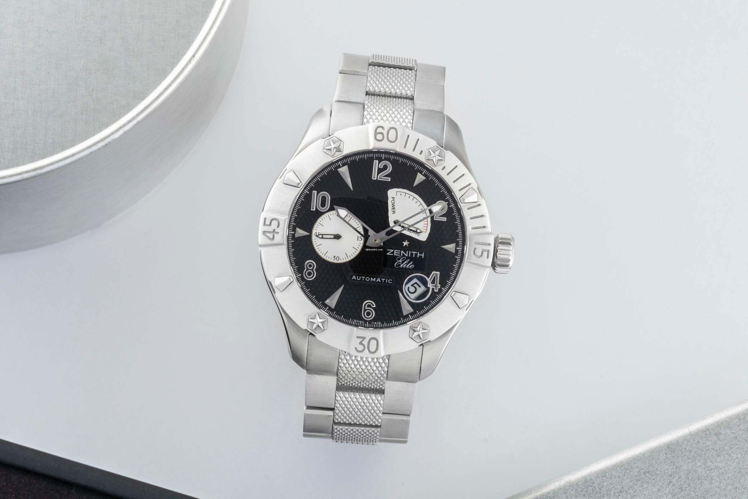 Zenith Defy Stahl Automatik Herrenuhr Ref 03.0516.685/21.M516 Box & Papiere 2008