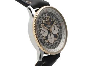Thumbnail von Breitling Navitimer Cosmonaute Chronograph Stahl / Gold Handaufzug Ref. B12019