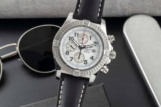 Thumbnail von Breitling Super Avenger Chronograph Edelstahl Automatik Ref. A13370 B&P 2019