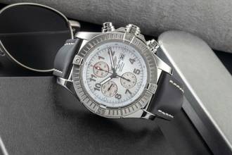 Thumbnail von Breitling Super Avenger Chronograph Edelstahl Automatik Ref. A13370 B&P 2019