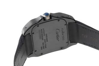 Thumbnail von Cartier Santos 100 Stahl / Titan Automatik Ref. W2020010 Box & Papiere 2017