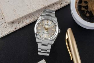 Thumbnail von Rolex Oyster Perpetual 36 Silver Dial Stahl Automatik Ref. 126000 B&P 2022