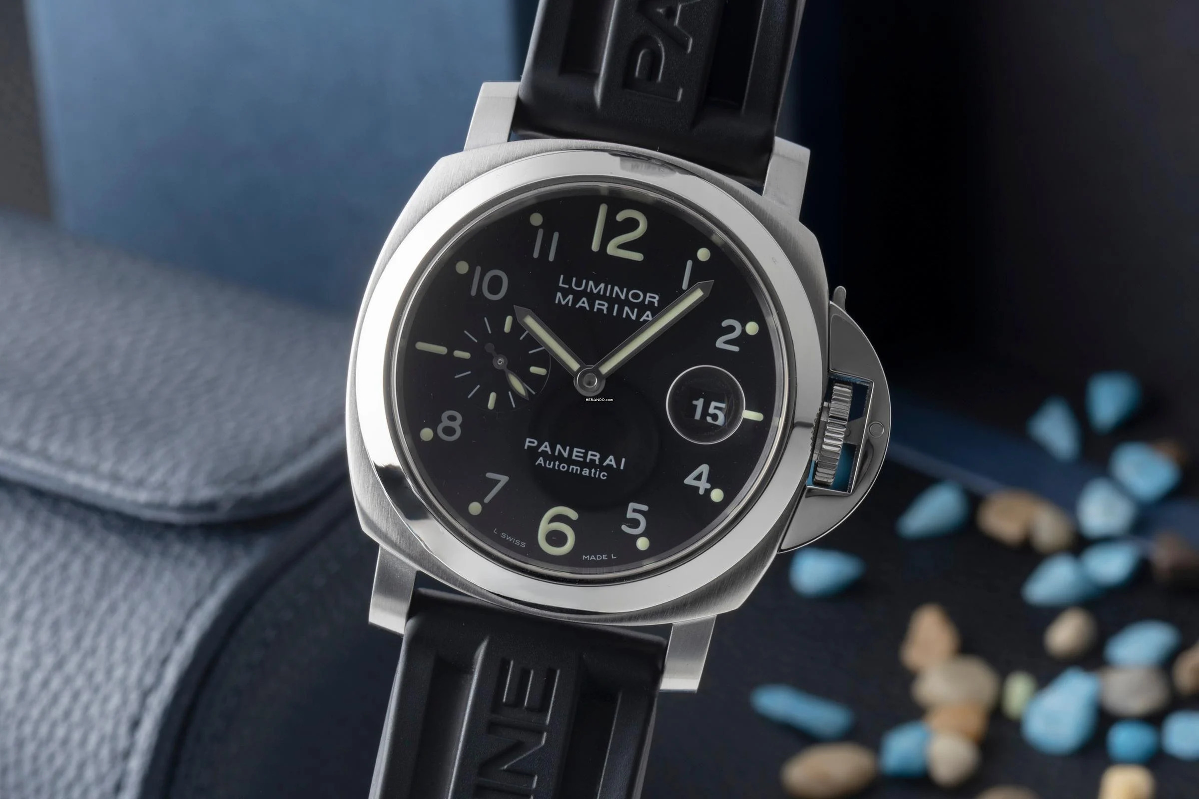 Panerai Luminor Marina Automatic Edelstahl Automatik Herrenuhr Ref. PAM00164