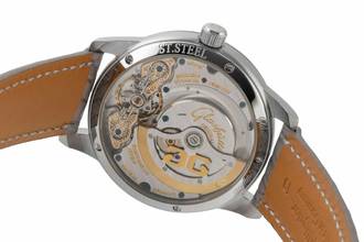 Thumbnail von Glashütte Original PanoMaticDate Stahl Automatik Herrenuhr Ref. 90-01-02-02-04