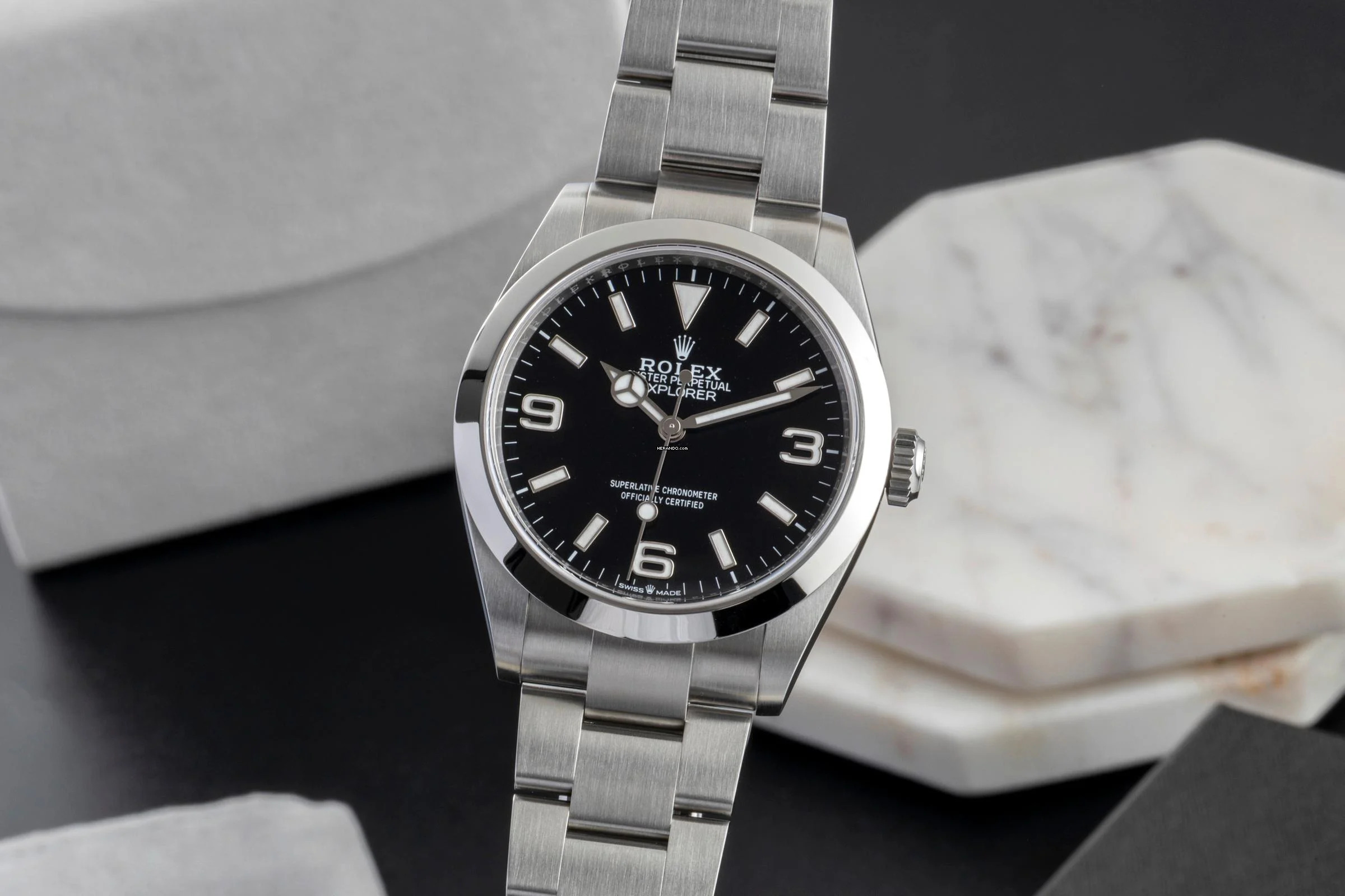 Rolex Explorer 40 Oyster Edelstahl Automatik Herrenuhr Ref. 224270 B&P 2025